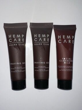 Hemp care Shaving Gel & cleanser trio NWT